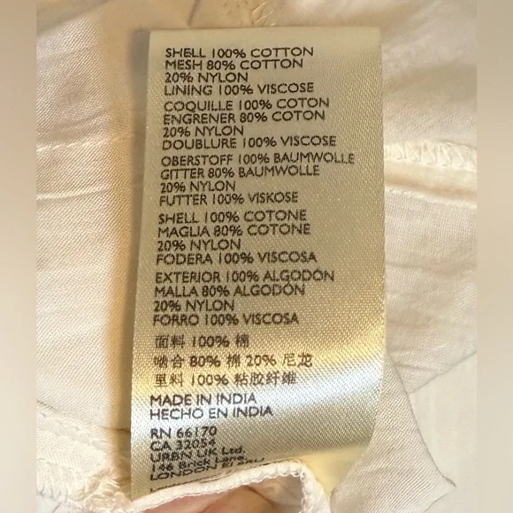 Free People Carla Lace Dress Deep-V Ivory Never Worn Size Small - Picture 12 of 15